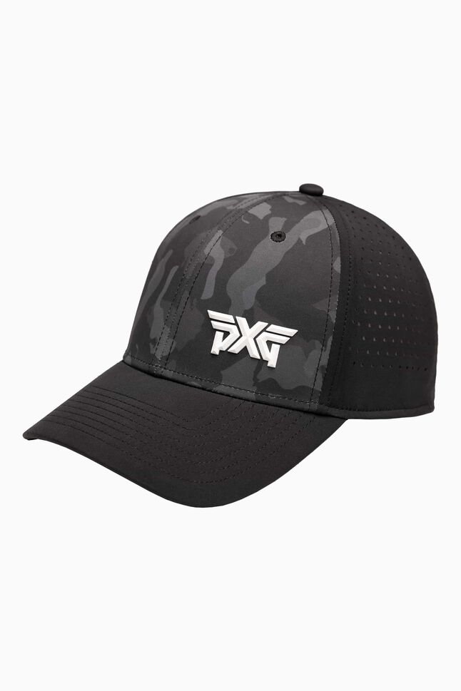 Fairway Camo Faceted Minimalist 6 Panel Structured Cap